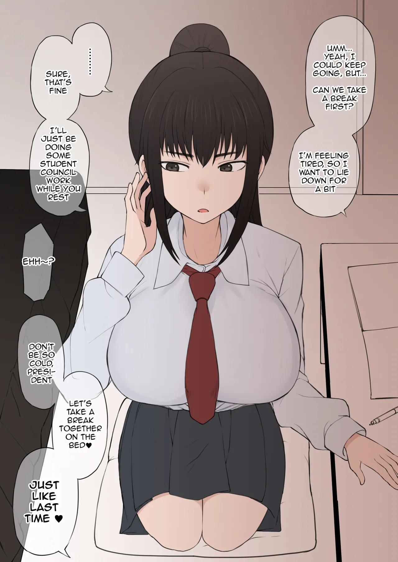 My happy student council life is slowly being destroyed behind my back by a Playboy new student page 9 full
