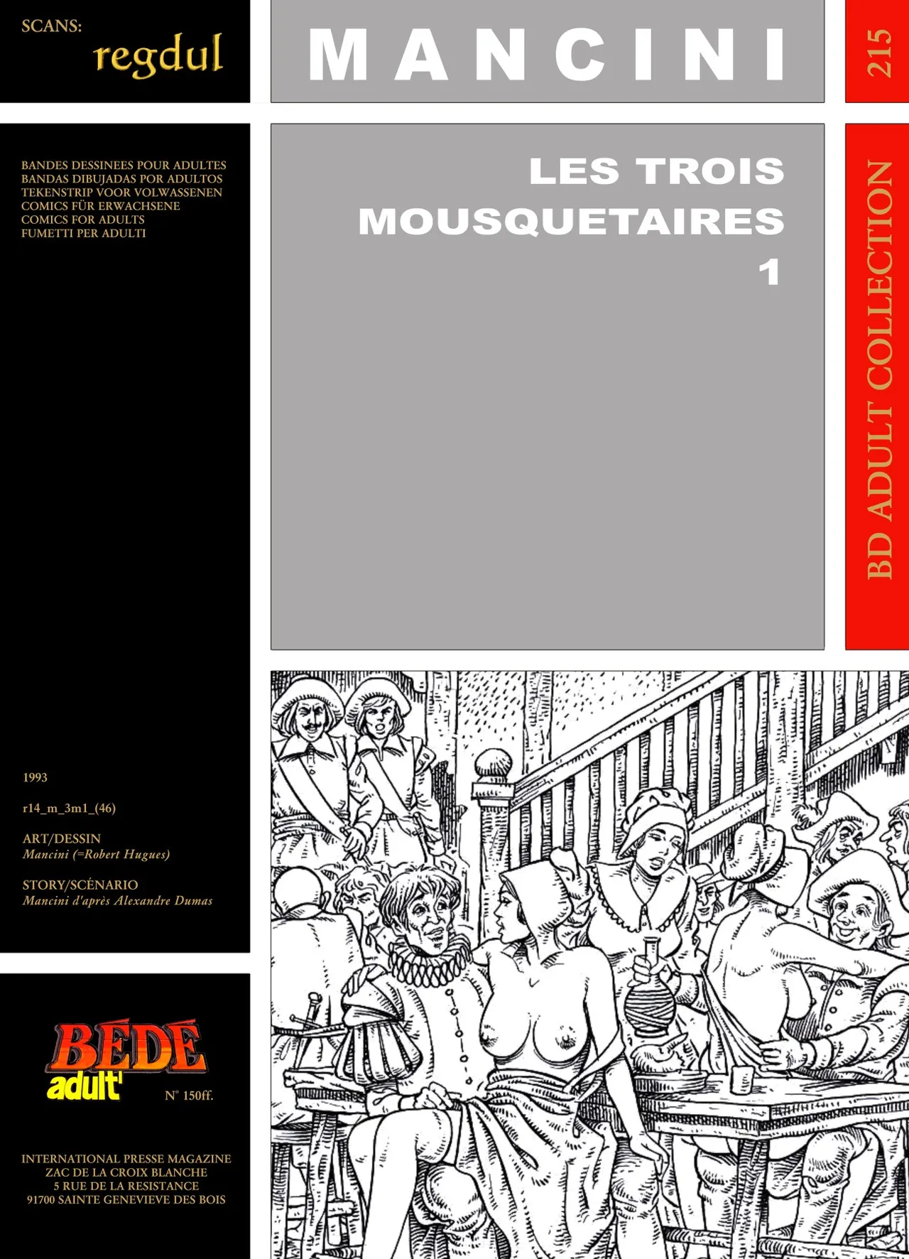 Mancini  &amp; Alexandre Dumas - Les trois Mousquetaires #1 page 1 full