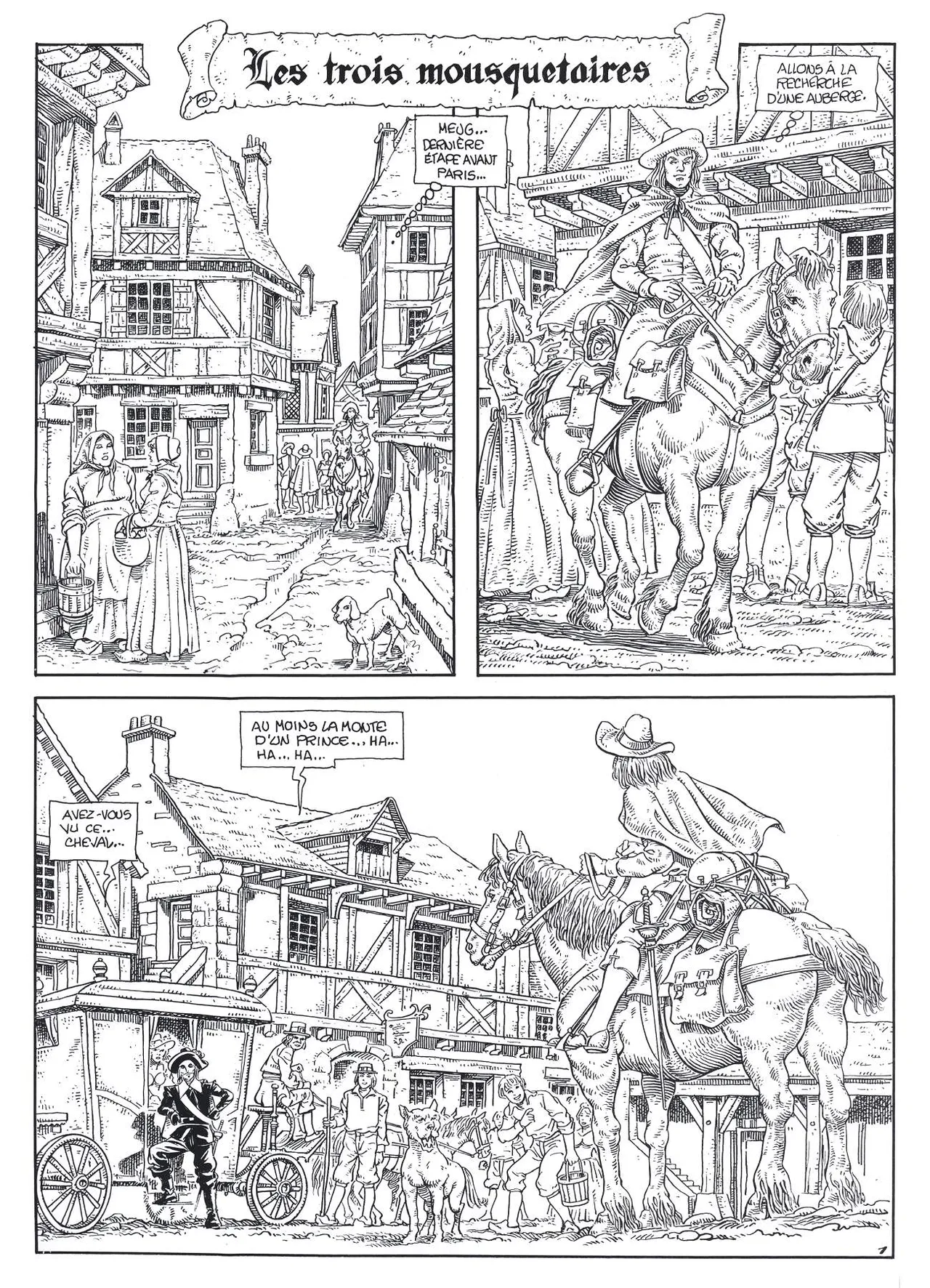 Mancini  &amp; Alexandre Dumas - Les trois Mousquetaires #1 page 2 full