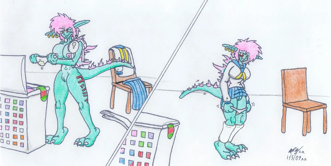 Kaiju Girl Crystals Revenge page 6 full