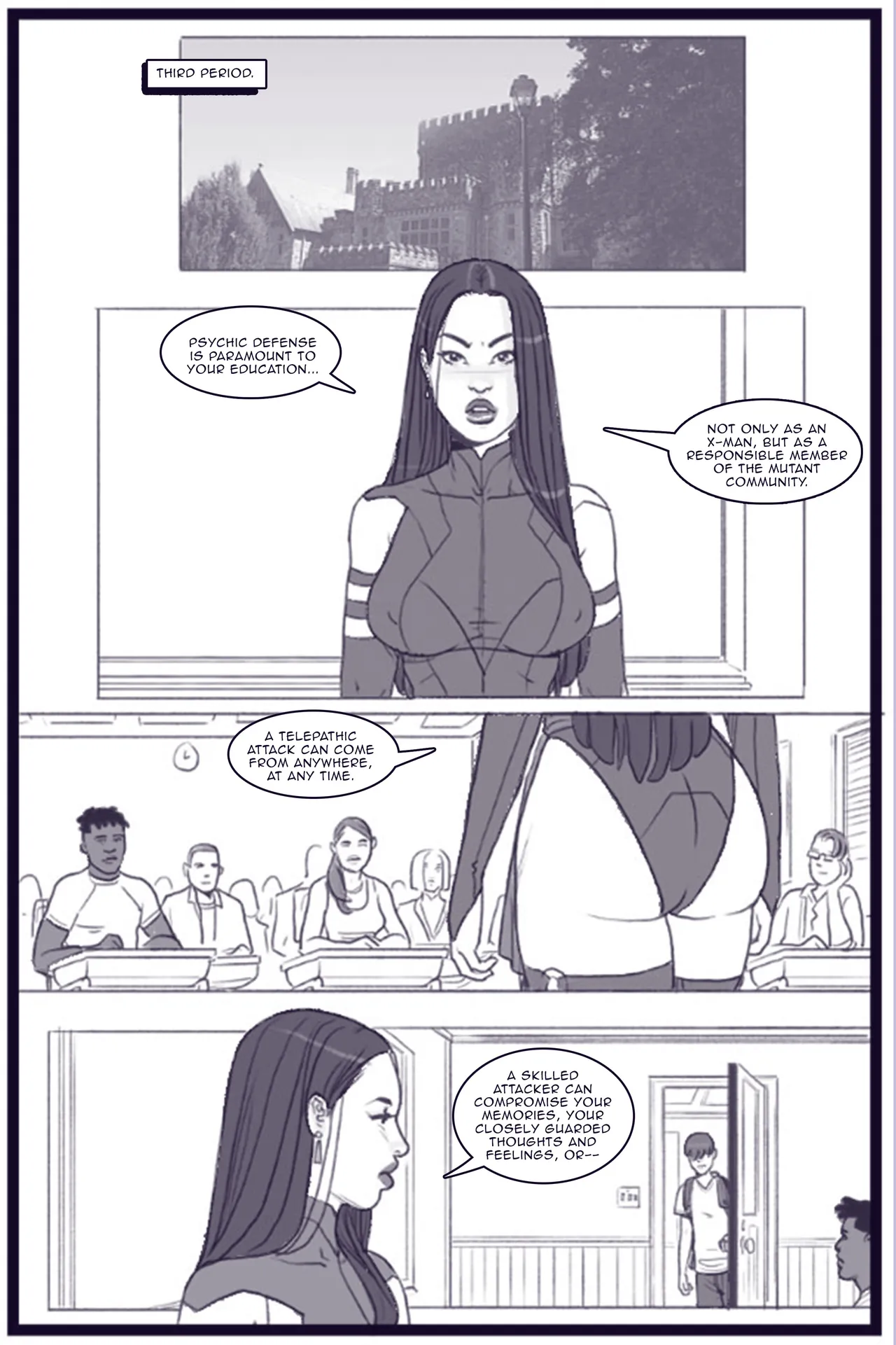 Xavier Academy Bimbofied - Psylocke page 7 full