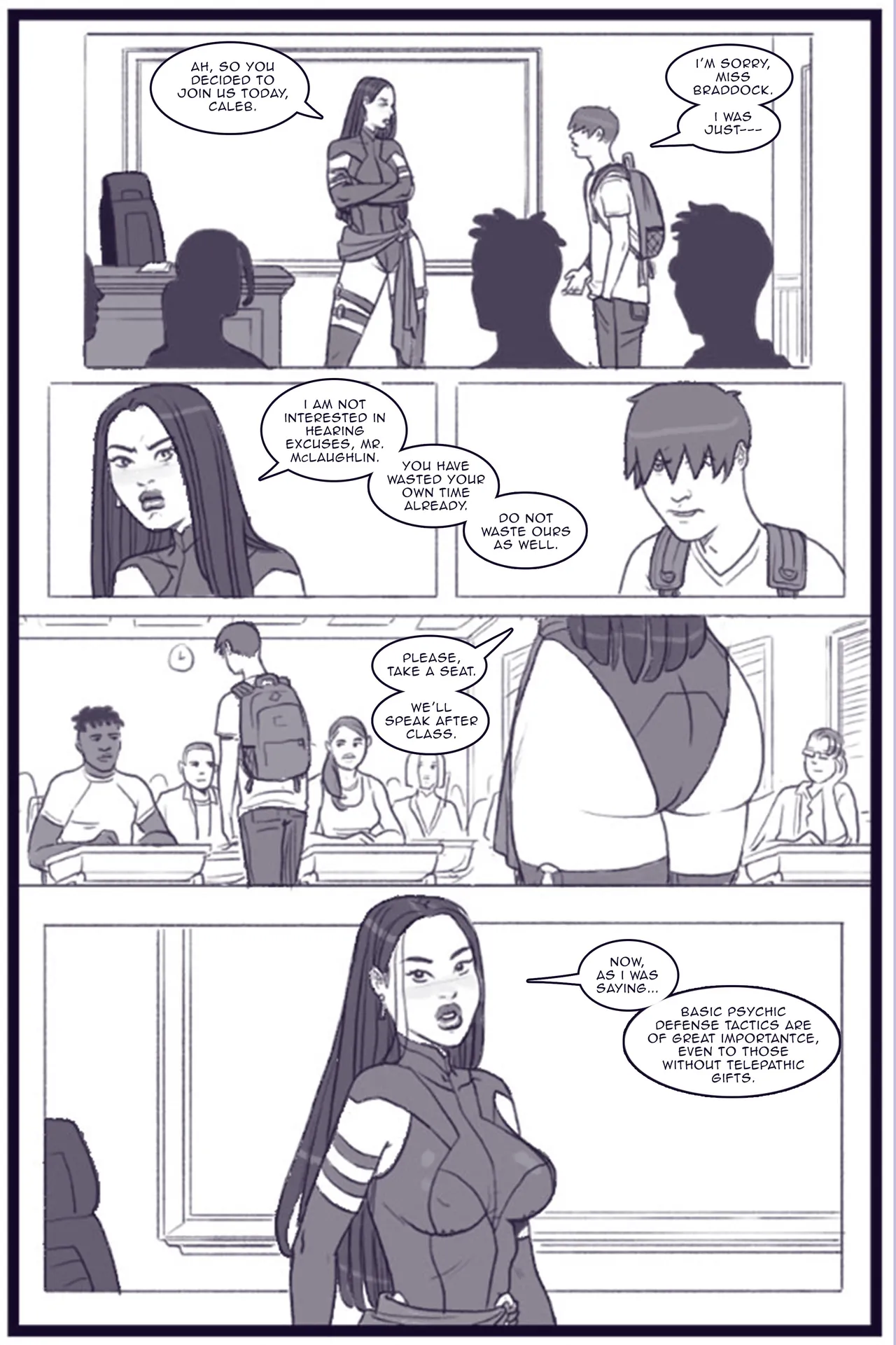 Xavier Academy Bimbofied - Psylocke page 8 full