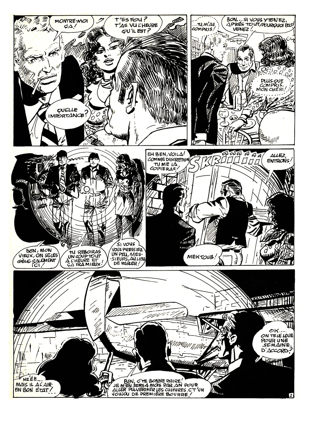 Georges Potier &amp; Sylvain Perrin - Les aventures de Bob Hugues : L'affaire "Hercelin" #2 : 'Mirage' Libyens page 3 full