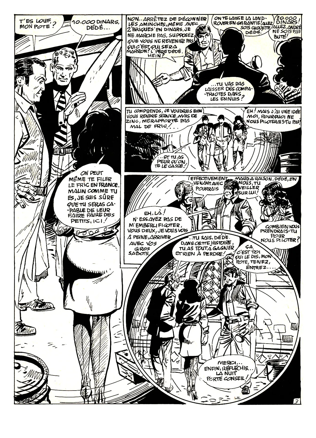 Georges Potier &amp; Sylvain Perrin - Les aventures de Bob Hugues : L'affaire "Hercelin" #2 : 'Mirage' Libyens page 4 full