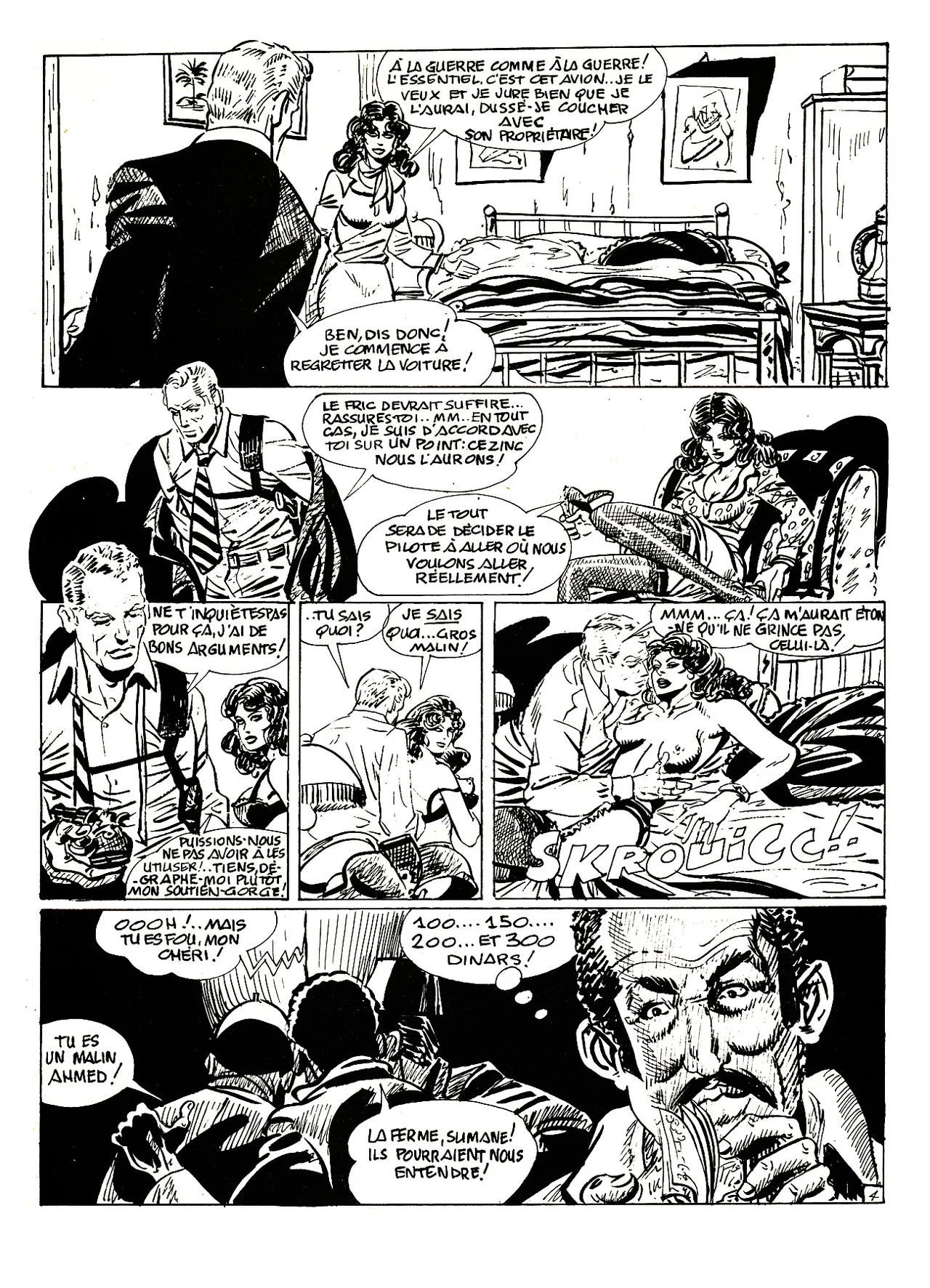 Georges Potier &amp; Sylvain Perrin - Les aventures de Bob Hugues : L'affaire "Hercelin" #2 : 'Mirage' Libyens page 5 full