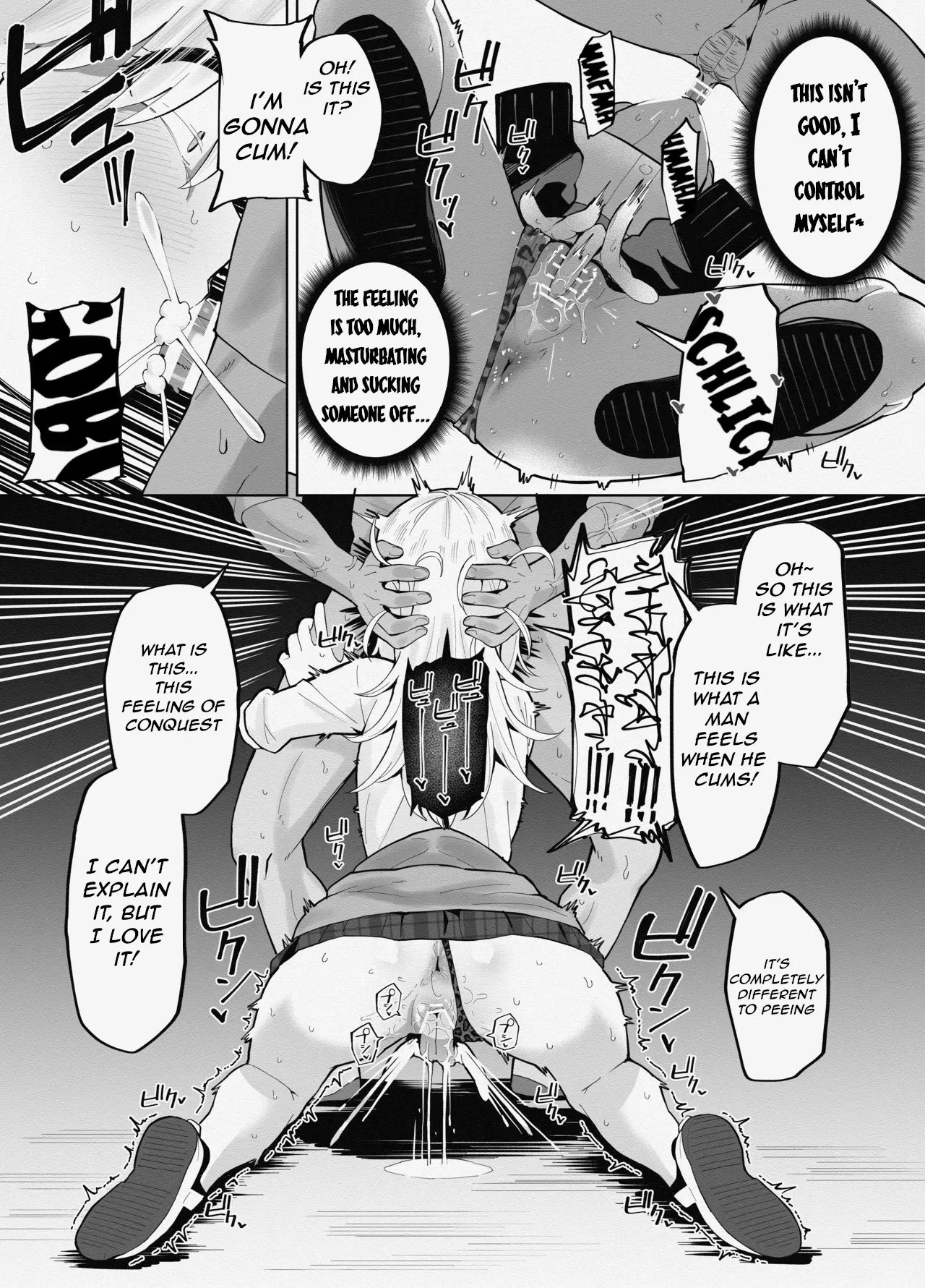 A Story About a Man who Swaps Bodies with a Yankee girl and ends up Having to Satisfy his Old Penis page 5 full