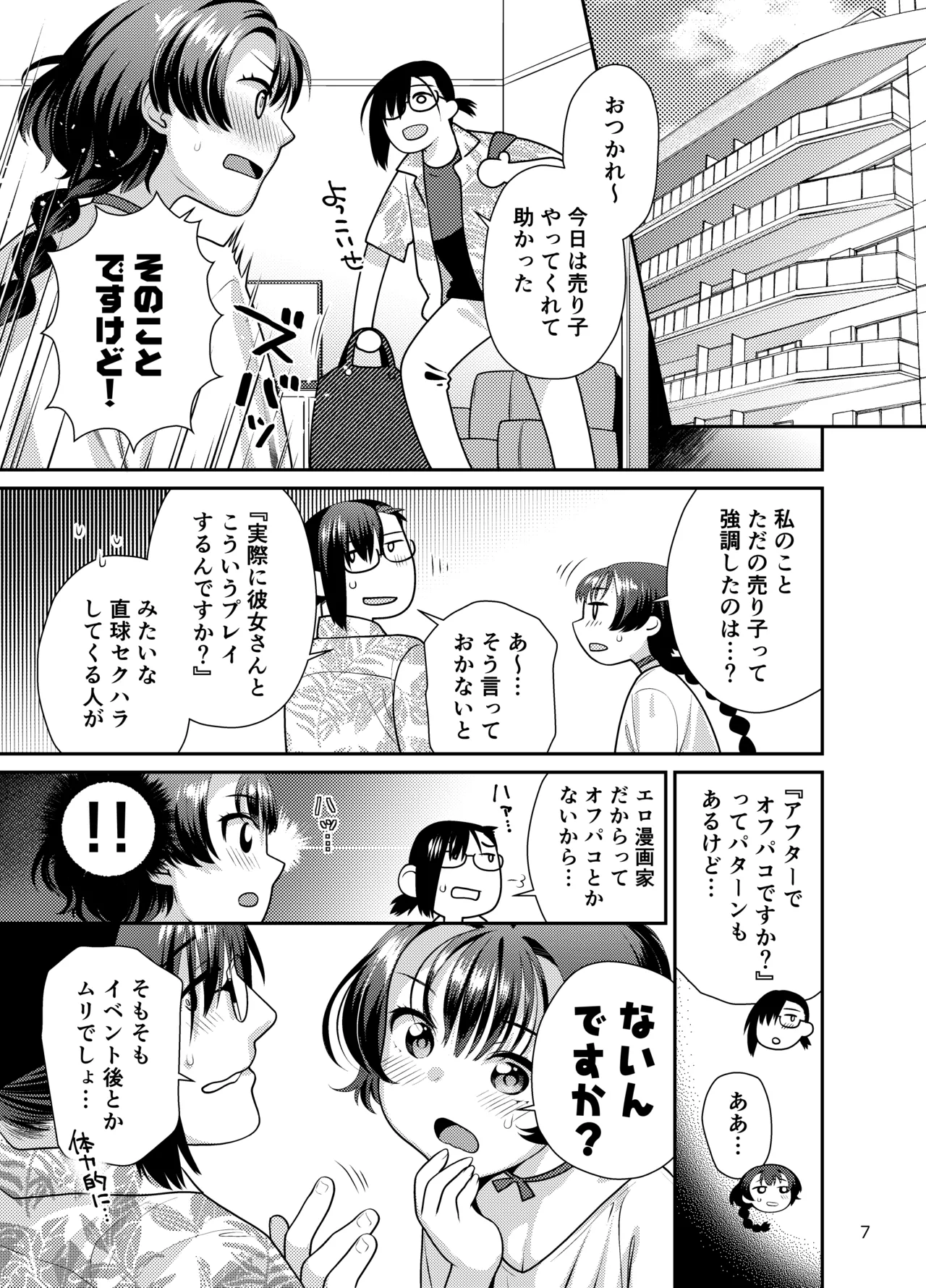 Seiyoku Tsuyotsuyo Joshi wa Okute Eromangaka-san ni Gohoushi Play Shitai page 7 full