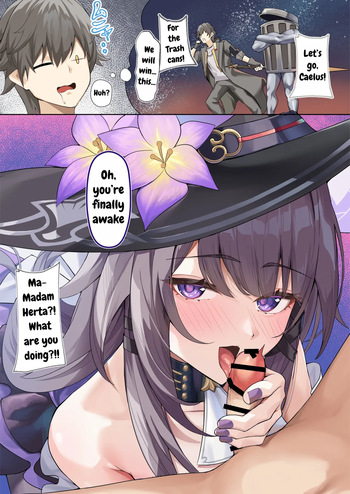 Madam Herta wa Caelus no Seishi ga Hoshii Rashii... | Madam Herta seems to want Caelus's sperm... cover