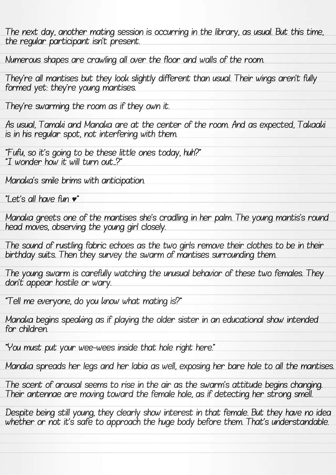 Misuke's Short Stories 26.5 - Mantis NTR 2.5 page 10 full