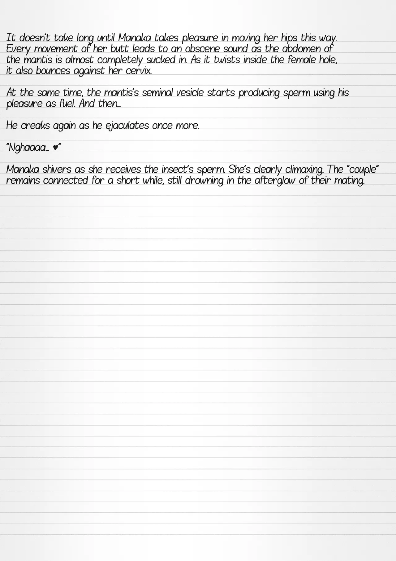 Misuke's Short Stories 26.5 - Mantis NTR 2.5 page 6 full