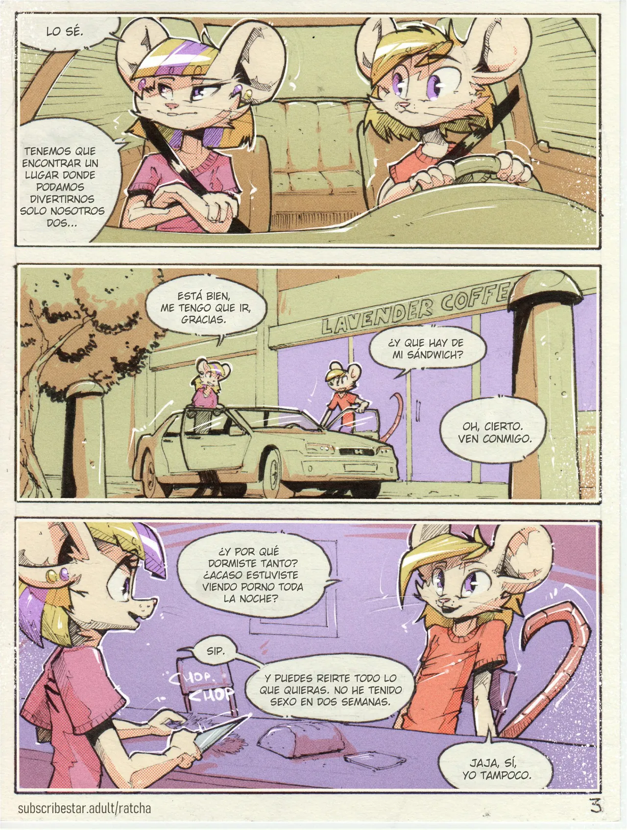 Lavender Coffee page 3 full