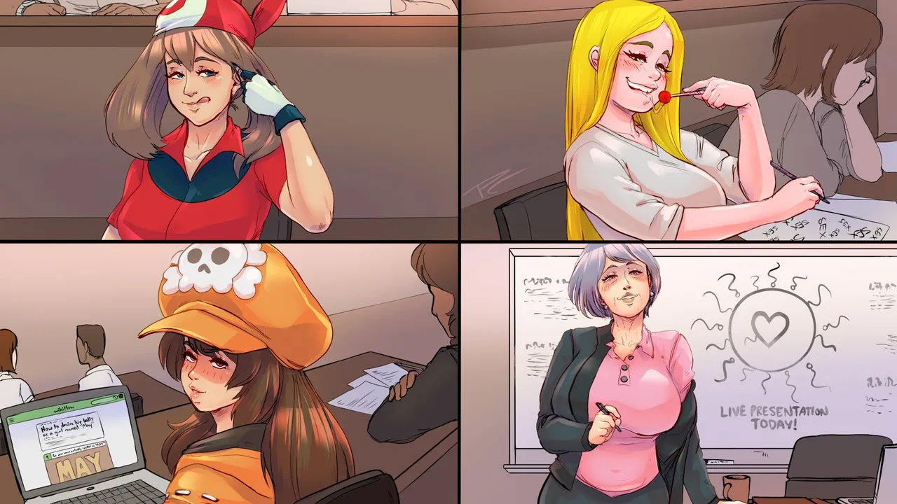 Professor, I'll be done by May tomorrow! page 1 full