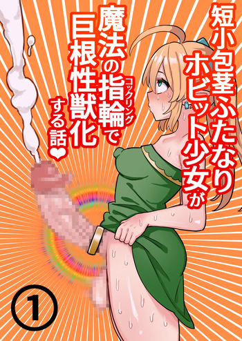 Tanshou Houkei Futanari Hobbit Shoujo ga Mahou no Yubiwa de Kyokon Seiyoku Monster ni naru Hanashi 1-3 cover