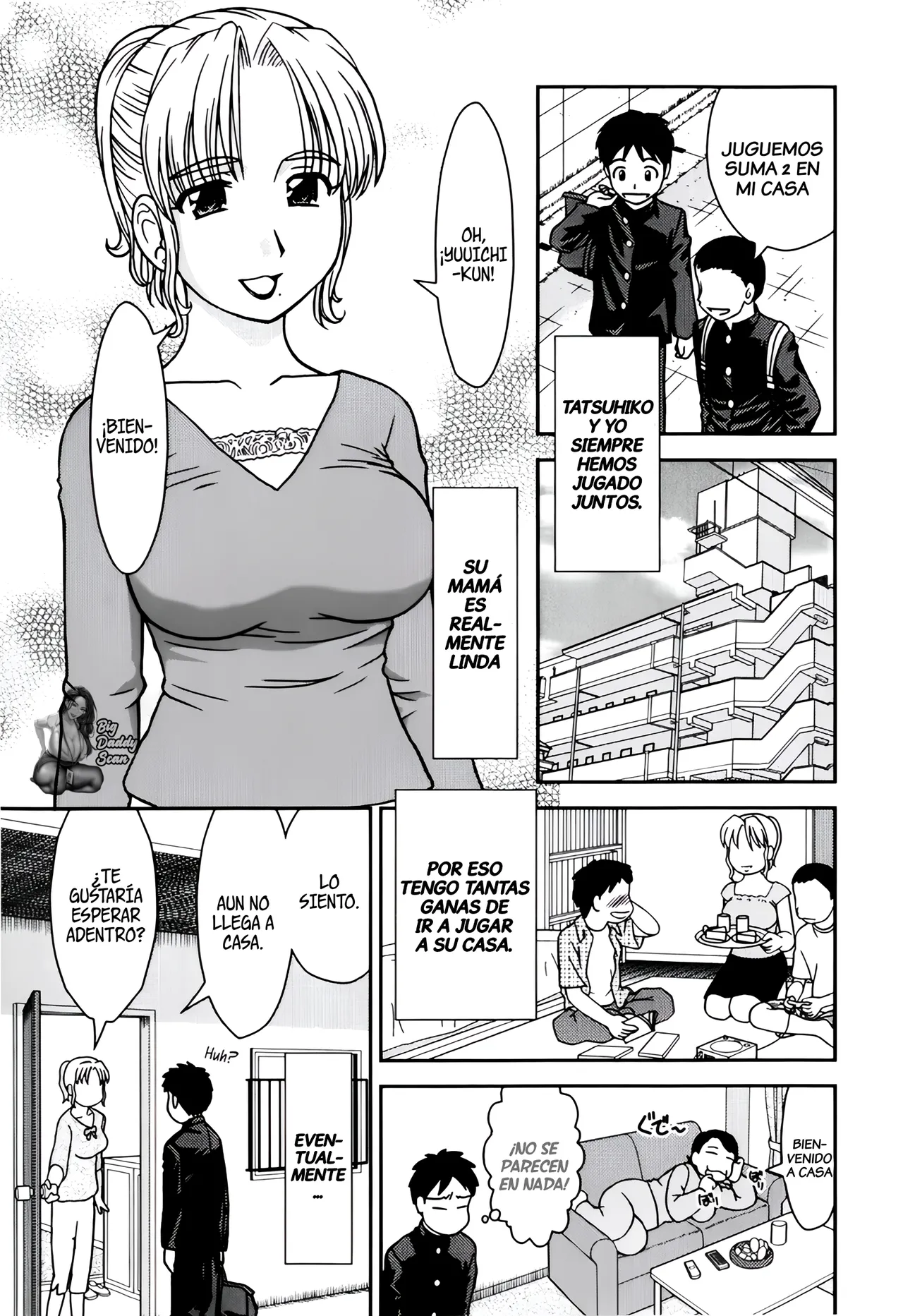 Tomodachi no Okaa-san｜La Mamá De Mi Amigo page 1 full