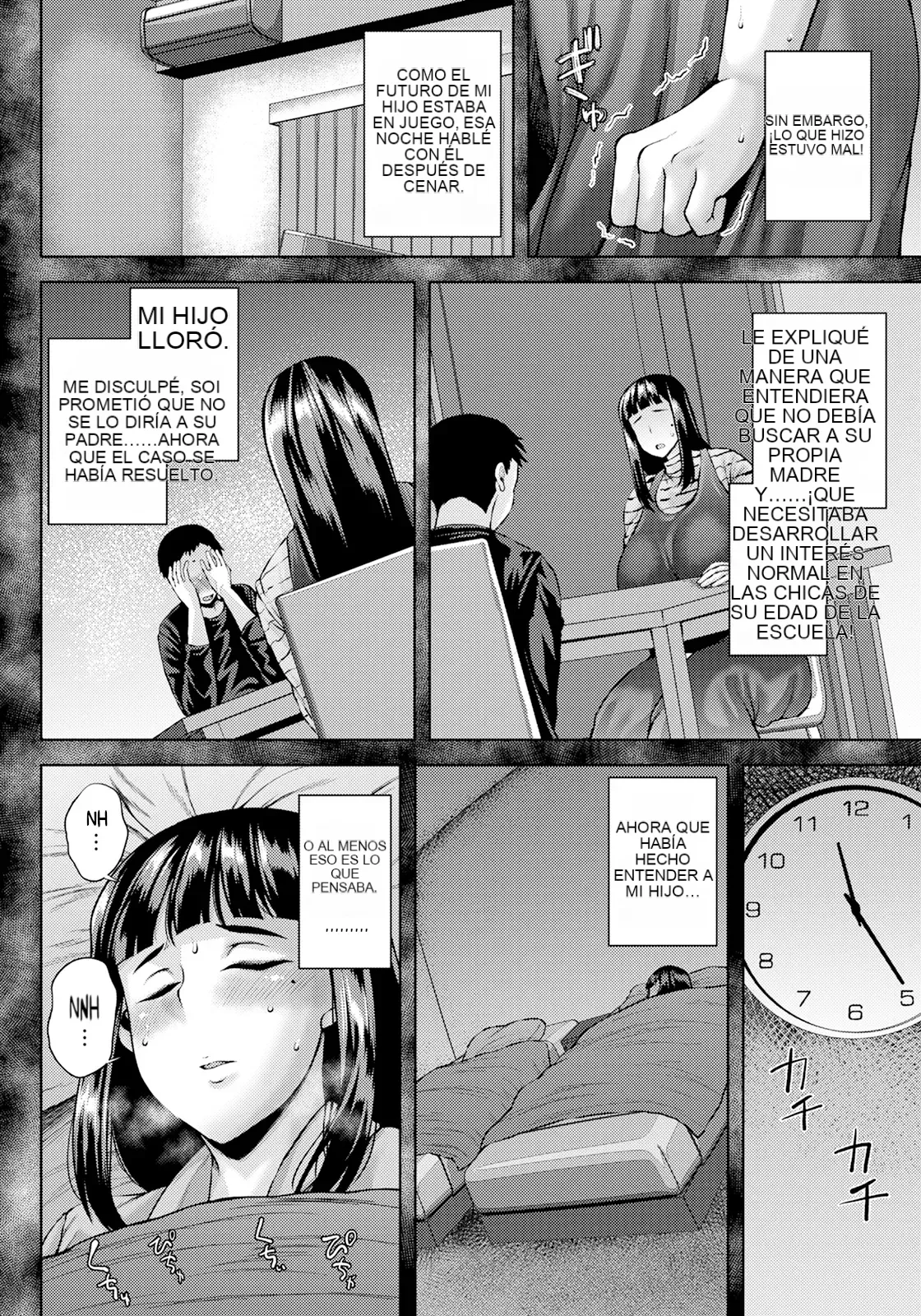 Mesuhaha Kanraku｜Mi Madre Resultó ser una Perra Lasciva page 4 full