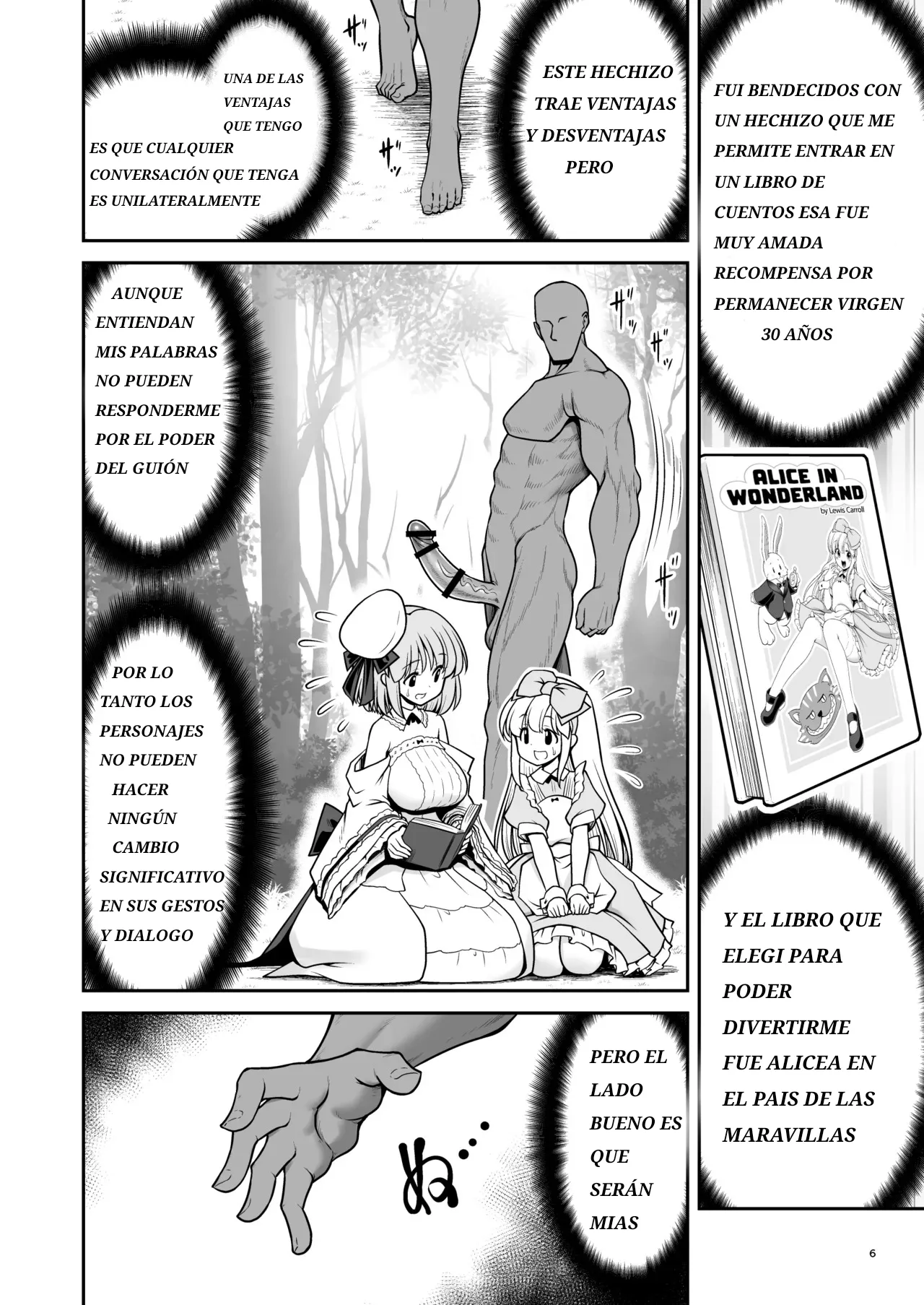 Monogatari Dori ni shika Ugokenai Alice-tachi wa Ikurademo Ecchi na koto Yaritai Houdai | Como Alicia y las Demás sólo Pueden Moverse Según el Cuento, Puedo Hacerles Todas las Cositas Ricas que Quiera page 6 full