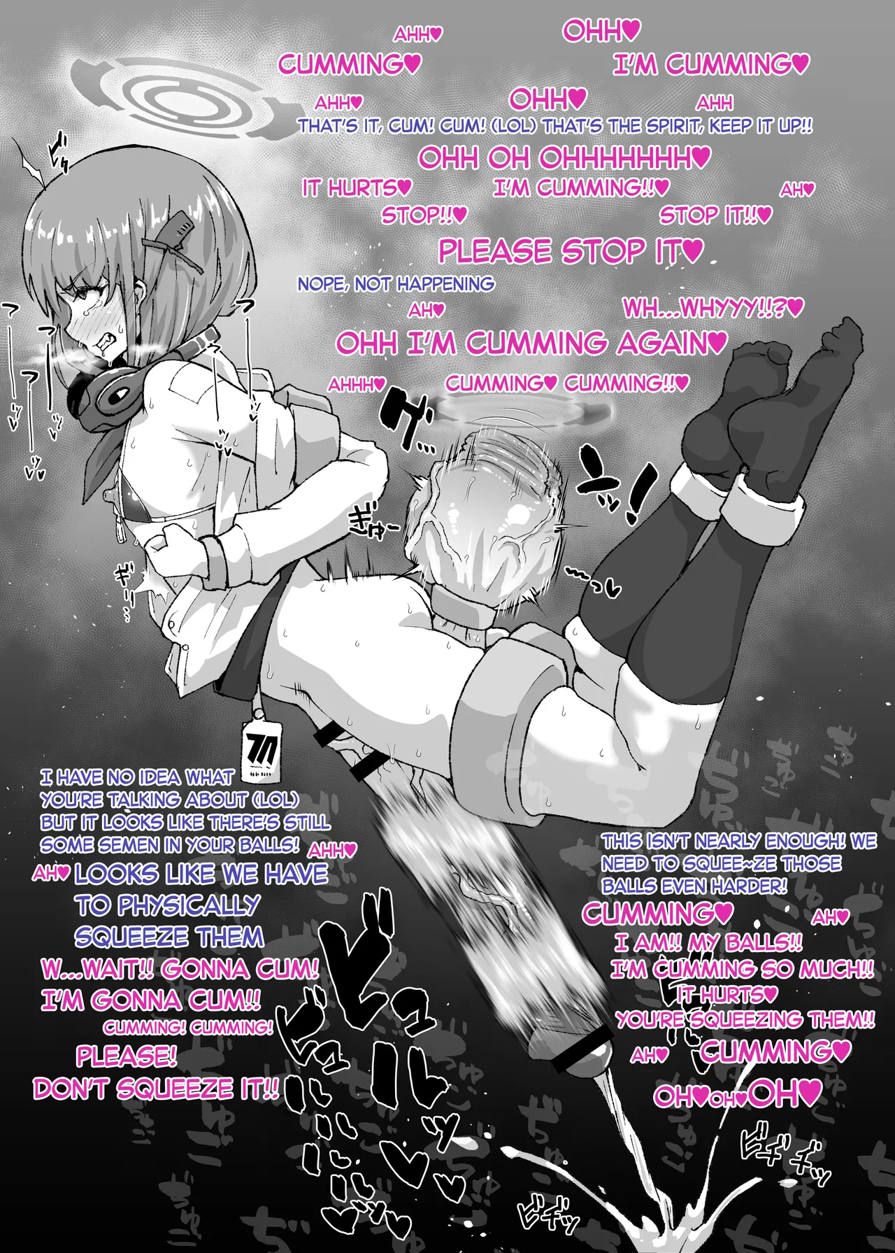 Nantai-ka Eimi no Kyousei Sakusei | Forced Milking of Masculinized Eimi page 3 full