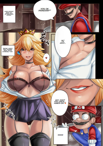 Princess Peach x Mario cover