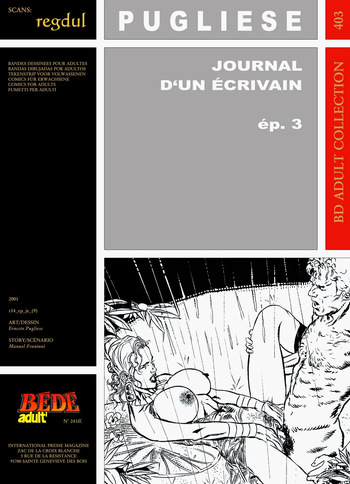 Ernesto Pugliese &amp; Manuel Frontoni - Journal d'un écrivain #3 cover