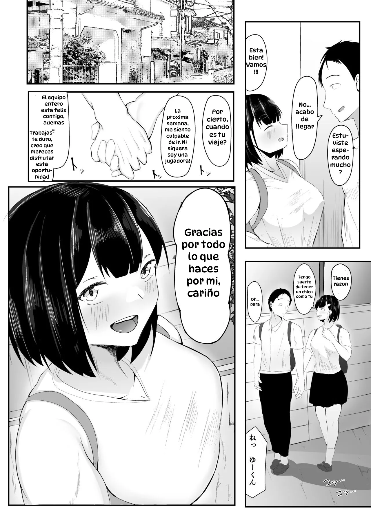 Seiso Kanojo, Gasshuku nite Kyochin Ochi｜Mi Novia Pura y Recatada Cayó por un Gran Pene en el Campamento de Entrenamiento page 6 full