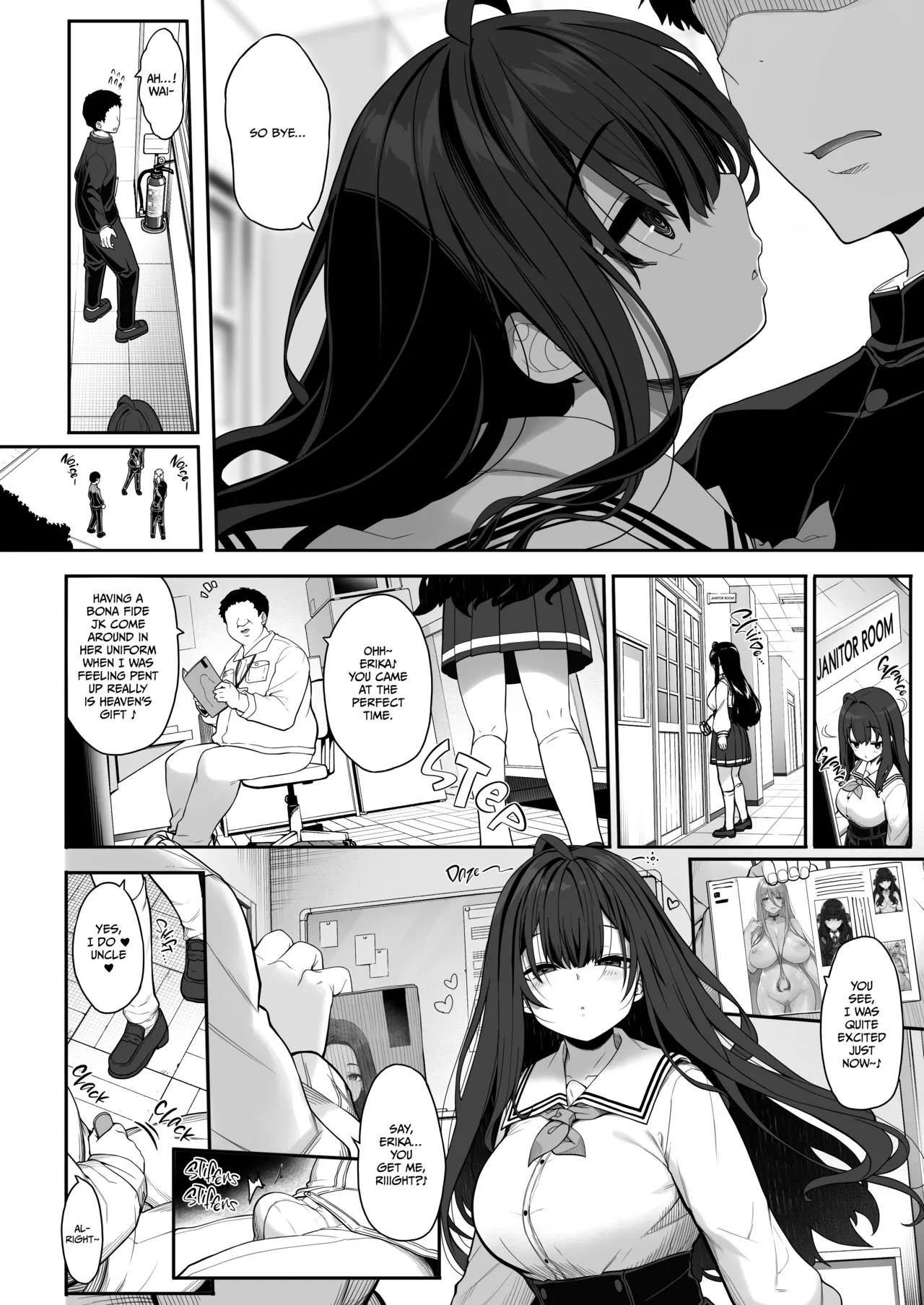 Tanetsuke Oji-san no Hikikomori Love Love Seikyouiku 2 Gakki ~Gakkou Hen~ | The Seed-Planting Old Man's Lovey-dovey Sexual Training of a Shut-in 2 page 4 full