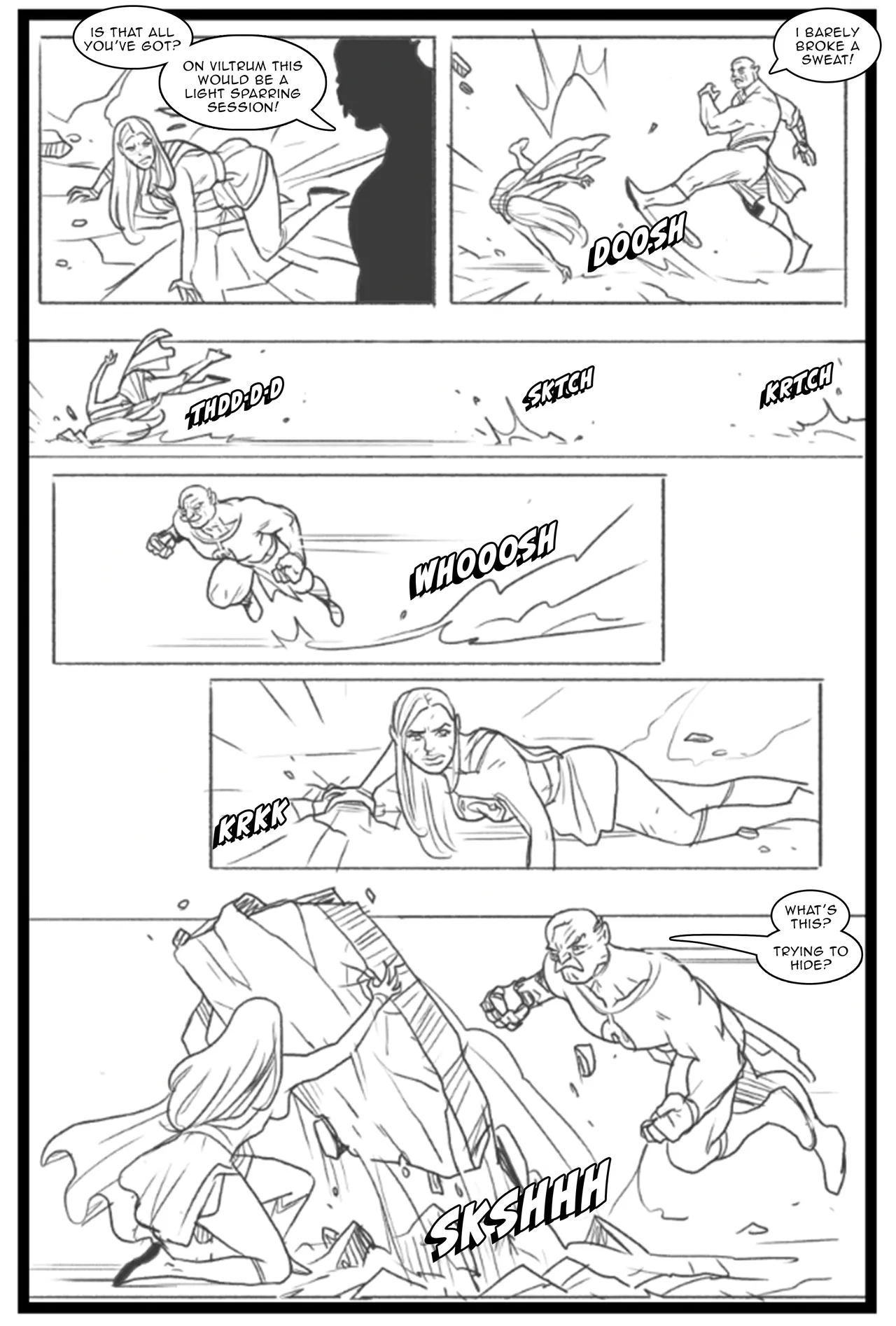Supergirl vs Conquest page 10 full