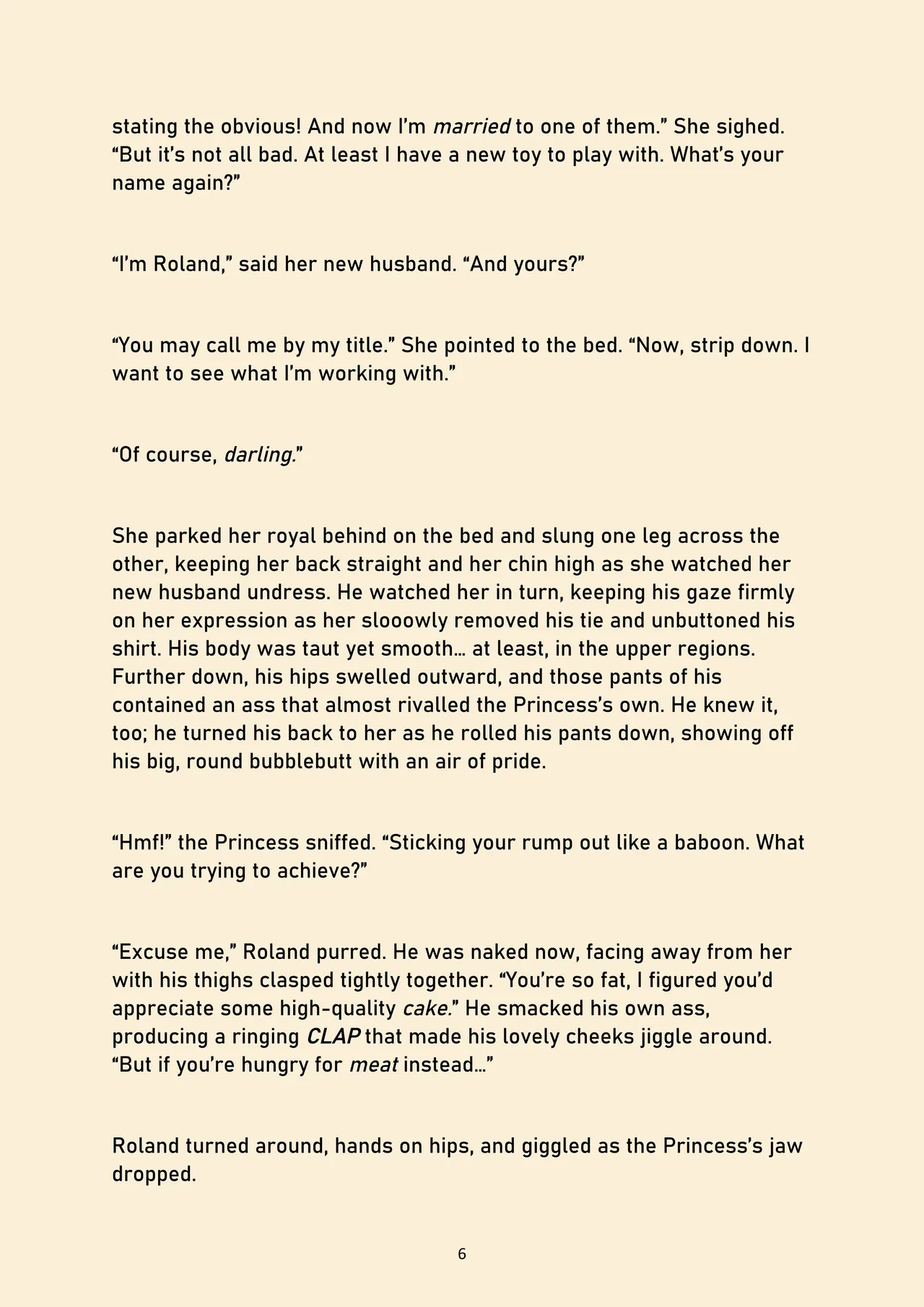 The Princess' Bounty page 6 full