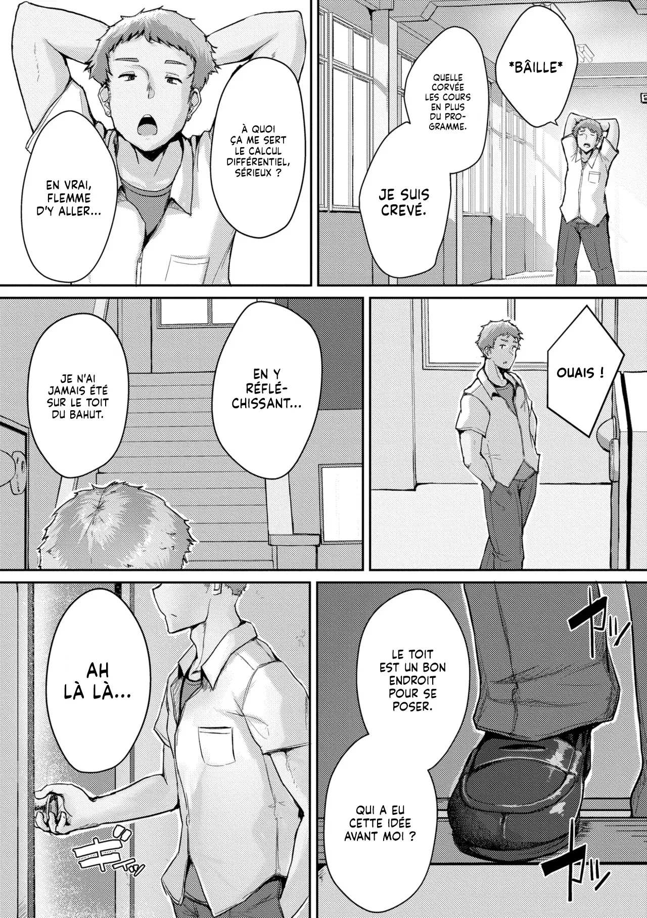 Muchi Pocha JK Fuuki Iin to Himitsu no Okujou | Le Secret de la Fille Potelée du Conseil des Élèves sur le Toit page 4 full