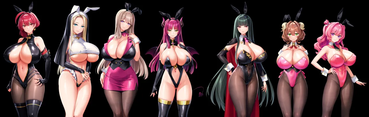 Motto! Haramase! Honoo no Oppai Isekai Oppai Bunny Gakuen! page 1 full