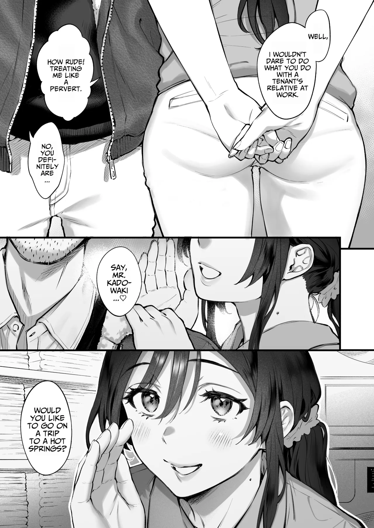 Shikatte Yurushite Atama o Nadete ~Bakunyuu Seiso na Kaigoshi ga Oji-san Daisuki na Riyuu~ | Scold her, forgive her, pat her on the head. ~The Reason Why the Busty and Neat Caregiver Loves Older Men~ page 8 full