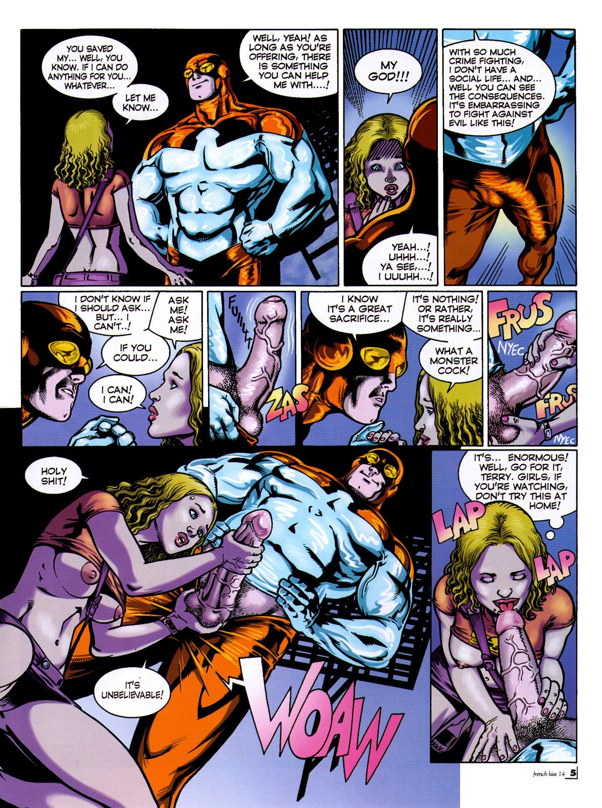 French Kiss #14 page 5 full