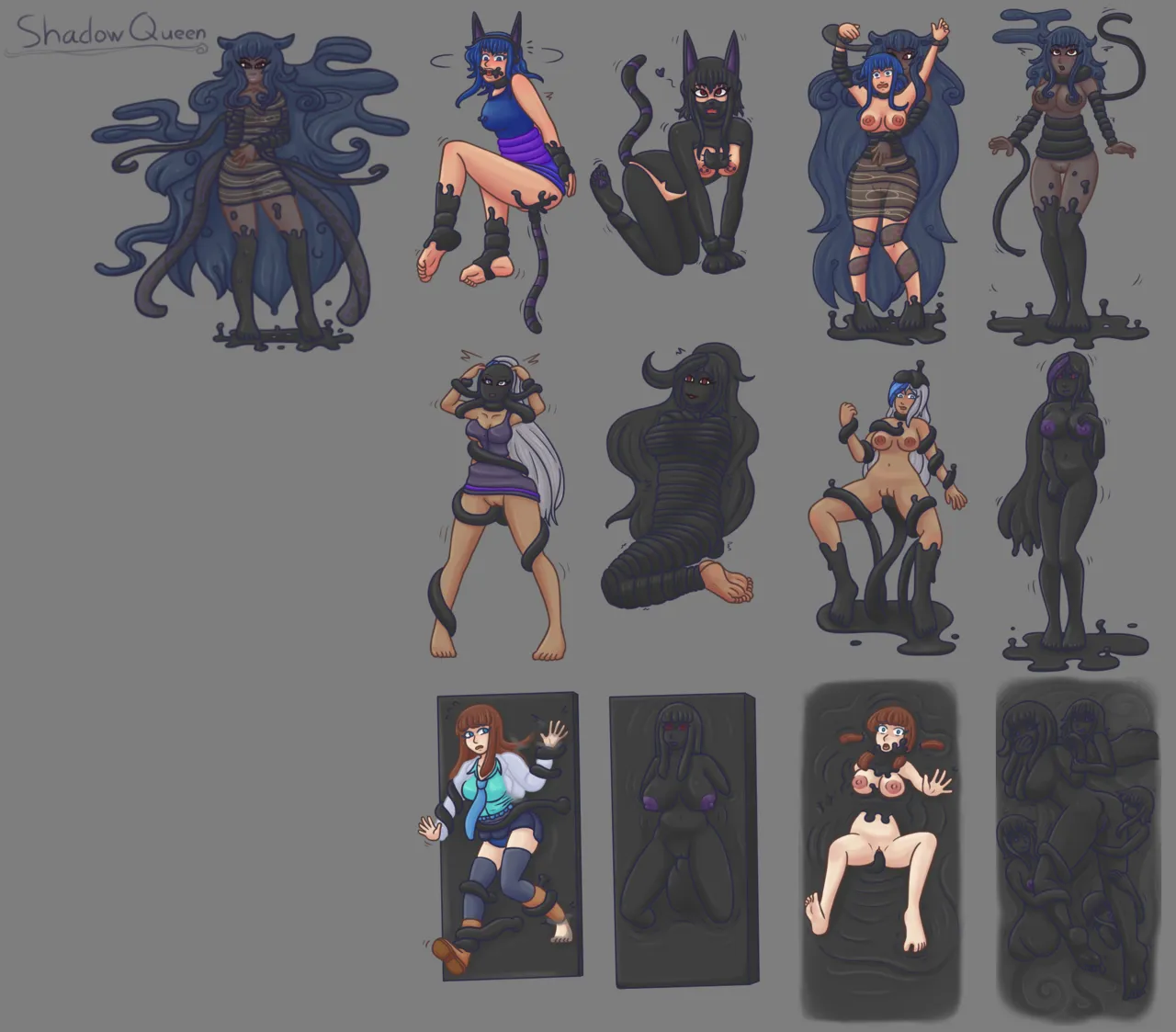 Mira Co Rescue -  Shadow Queen Game Over &amp; Battle Sprites page 1 full