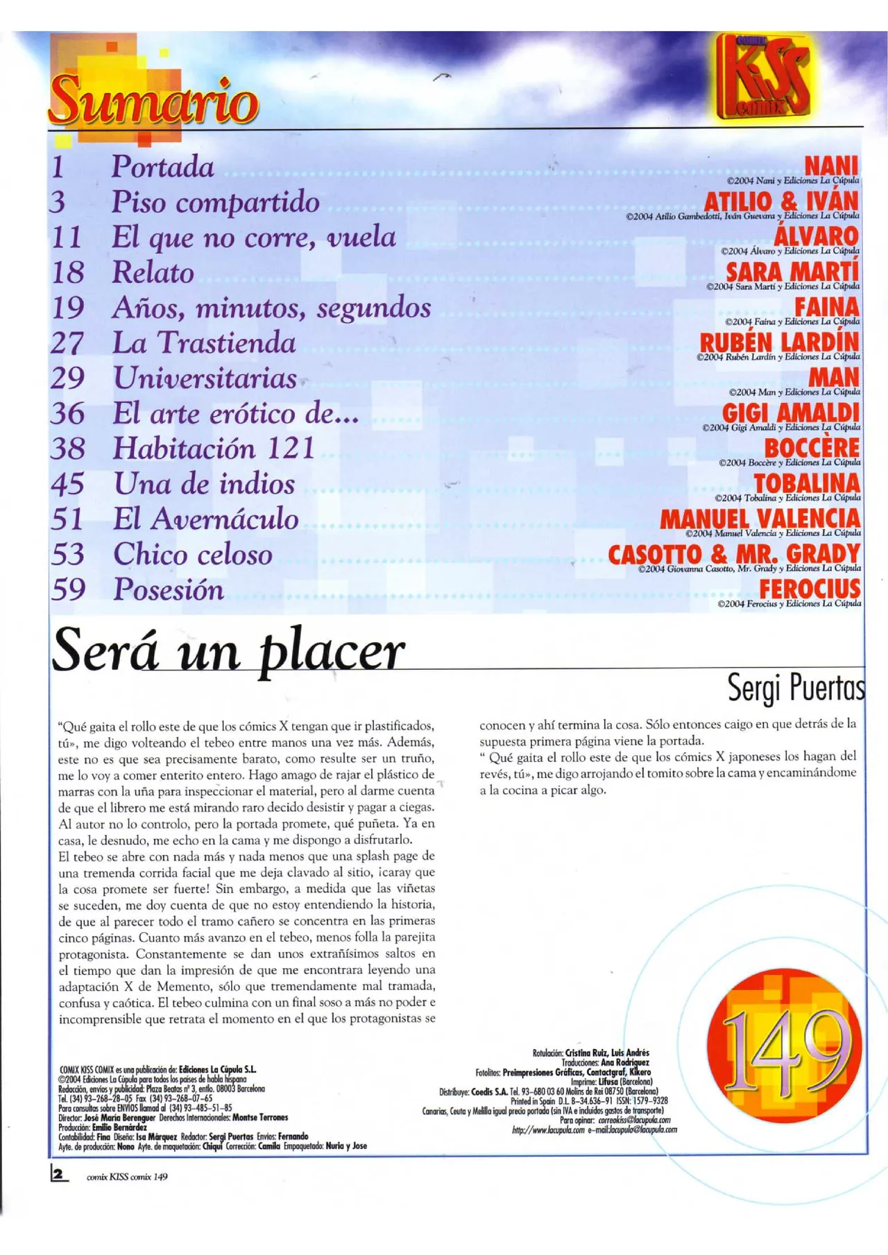 Kiss Comix #149 page 2 full