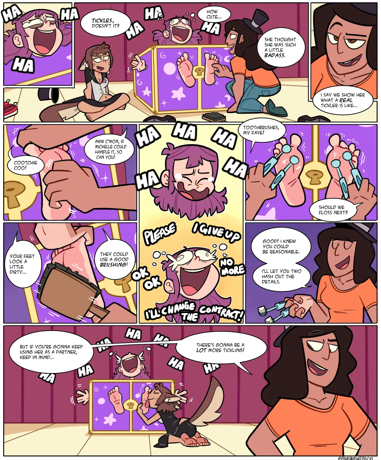 Michelle's Magic Tickle page 6 full