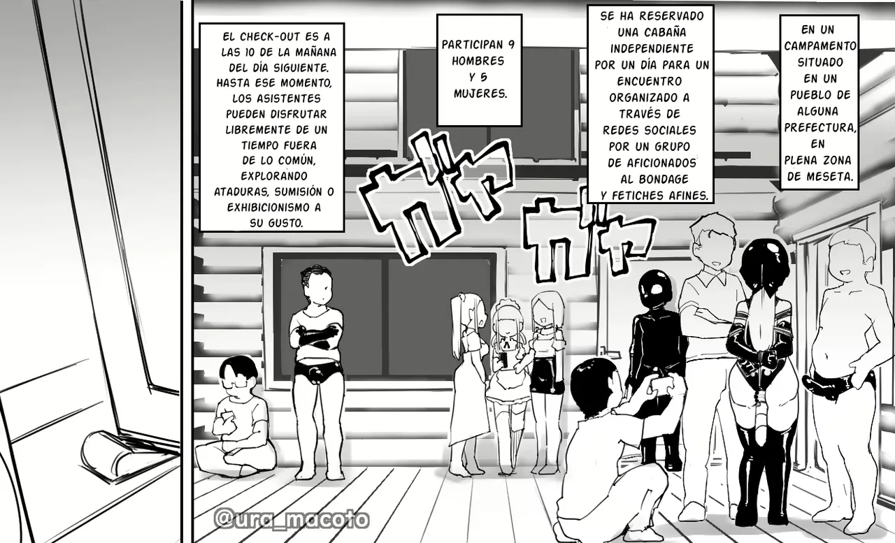 Una entrevista con un artista de doujinshi erótico en una reunión de SM page 1 full