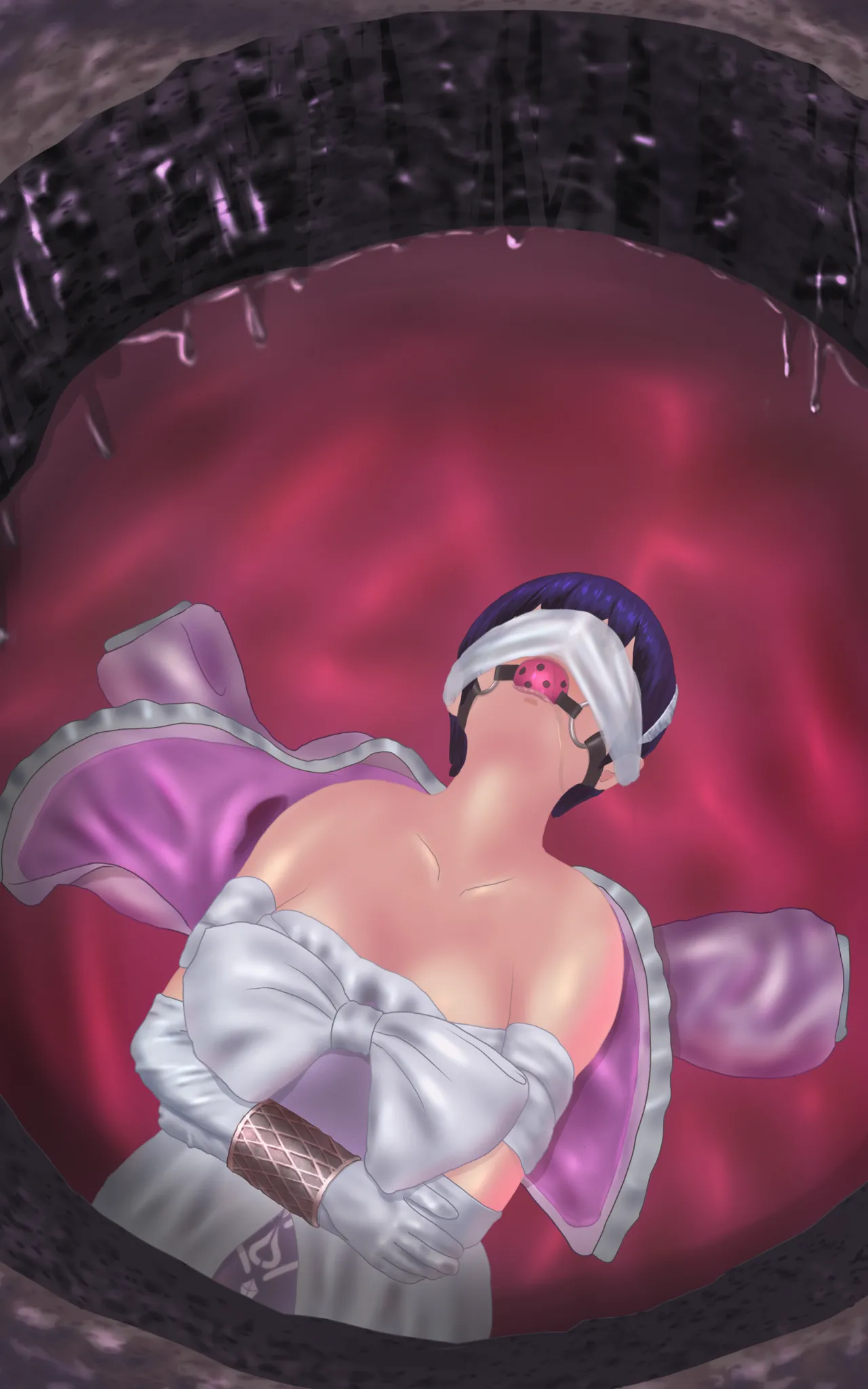 Hole leading to the lower floor &amp; Succubus marking page 9 full