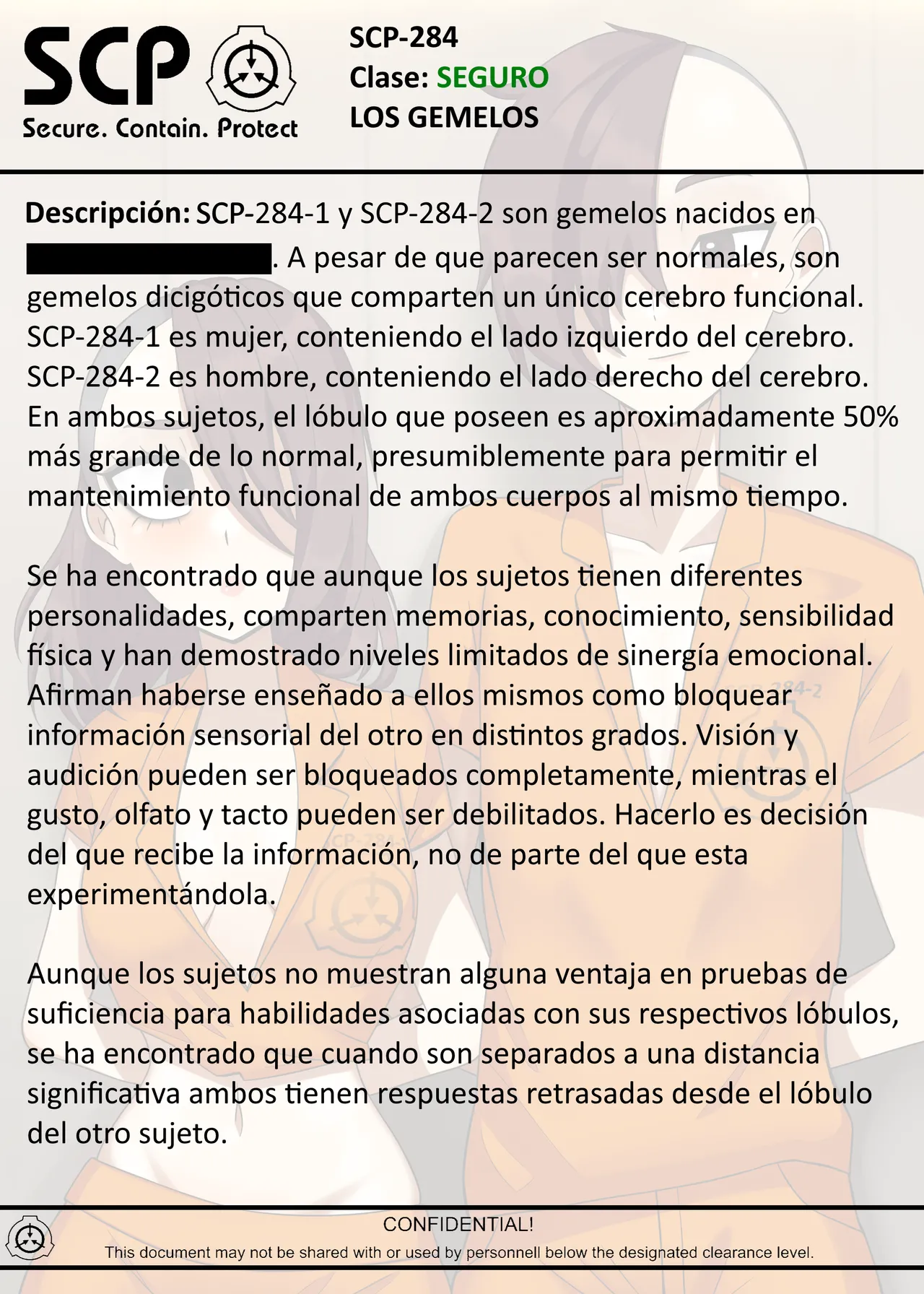 SCP-284 THE TWINS page 2 full