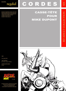 [Bédé Adult 24] Jo Cordès & Henef - Casse-tête pour Mike Dupont