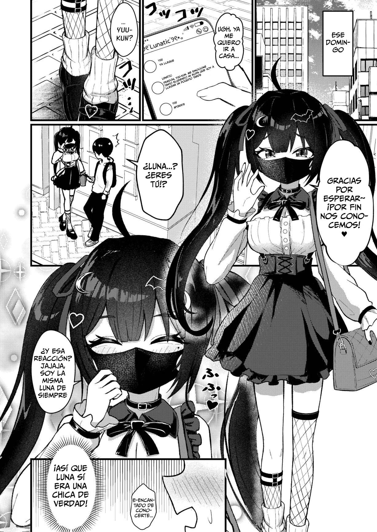 Hinekure Doutei ga Off-kai Ittara Succubus ni Ochinchin Propose Shichatta Hanashi｜La Historia de un Virgen Resentido que Fue a una Reunión Offline con una Súcubo page 9 full