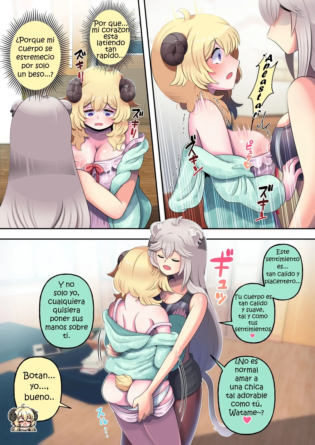 Futashishi x Wata ♥Lion no Aijou Hyougen Hen♥ | Futashishi x Wata ♥La Expresión de Amor de Lalion♥ page 10 full