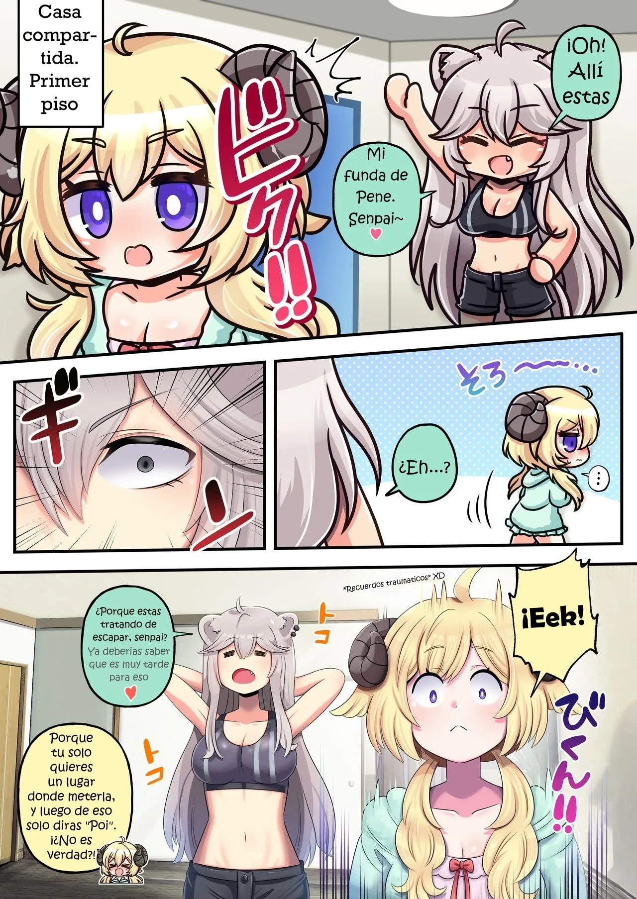 Futashishi x Wata ♥Lion no Aijou Hyougen Hen♥ | Futashishi x Wata ♥La Expresión de Amor de Lalion♥ page 3 full