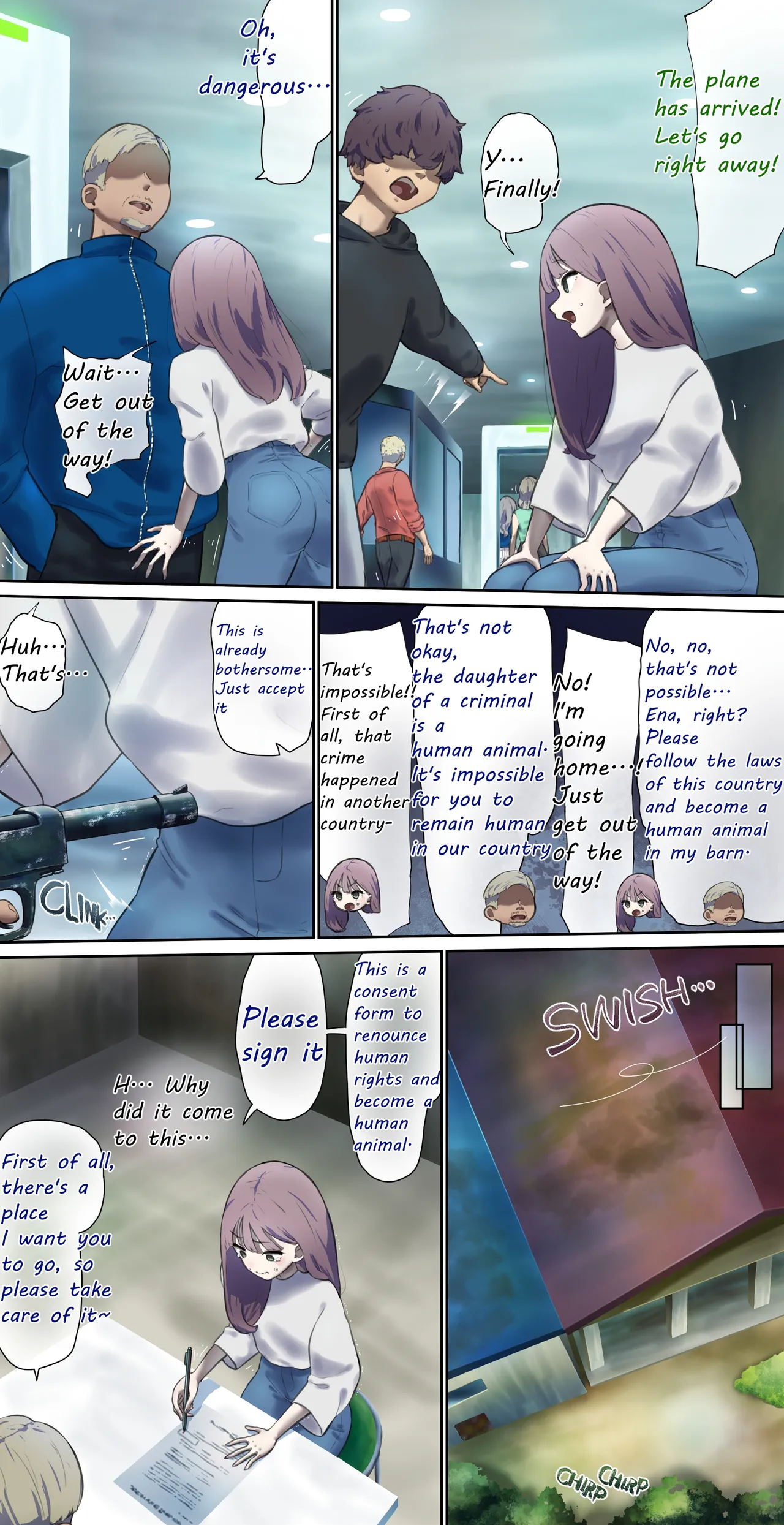 According to the law of the country where I came for the modeling shoot… page 3 full