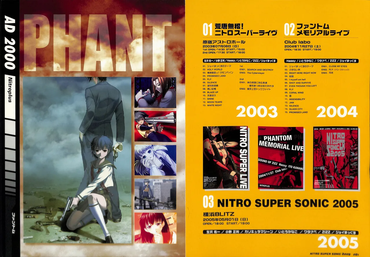 Nitro Super Sonic 5th 2005 Anniversary Official Booklet page 6 full