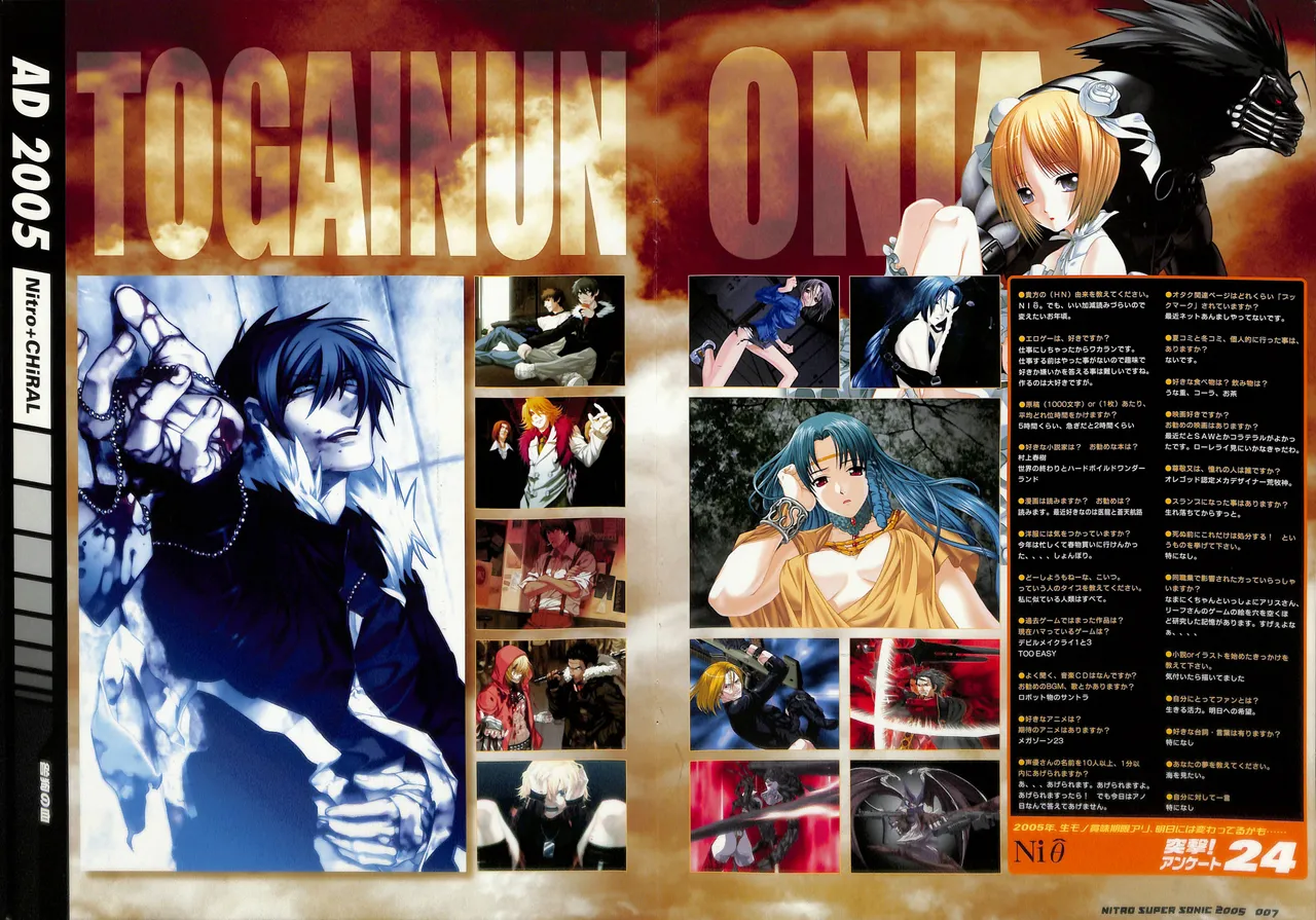 Nitro Super Sonic 5th 2005 Anniversary Official Booklet page 9 full