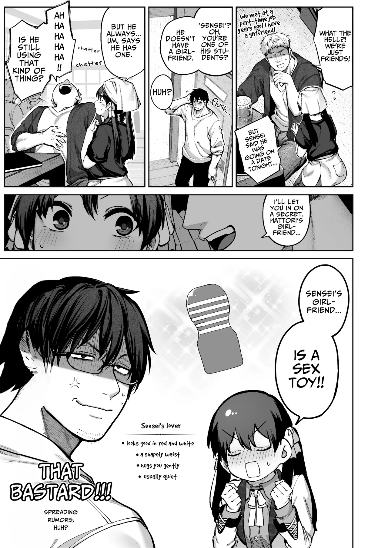 Kanojo wa Iranai Hattori Sensei! ~Koi wa Mendou Nante Itte Honto wa Ai ga Omo Sugiru~ | Mr. Hattori Doesn't Need A Girlfriend! ~he said love was a hassle, but his love is just too heavy~ page 6 full