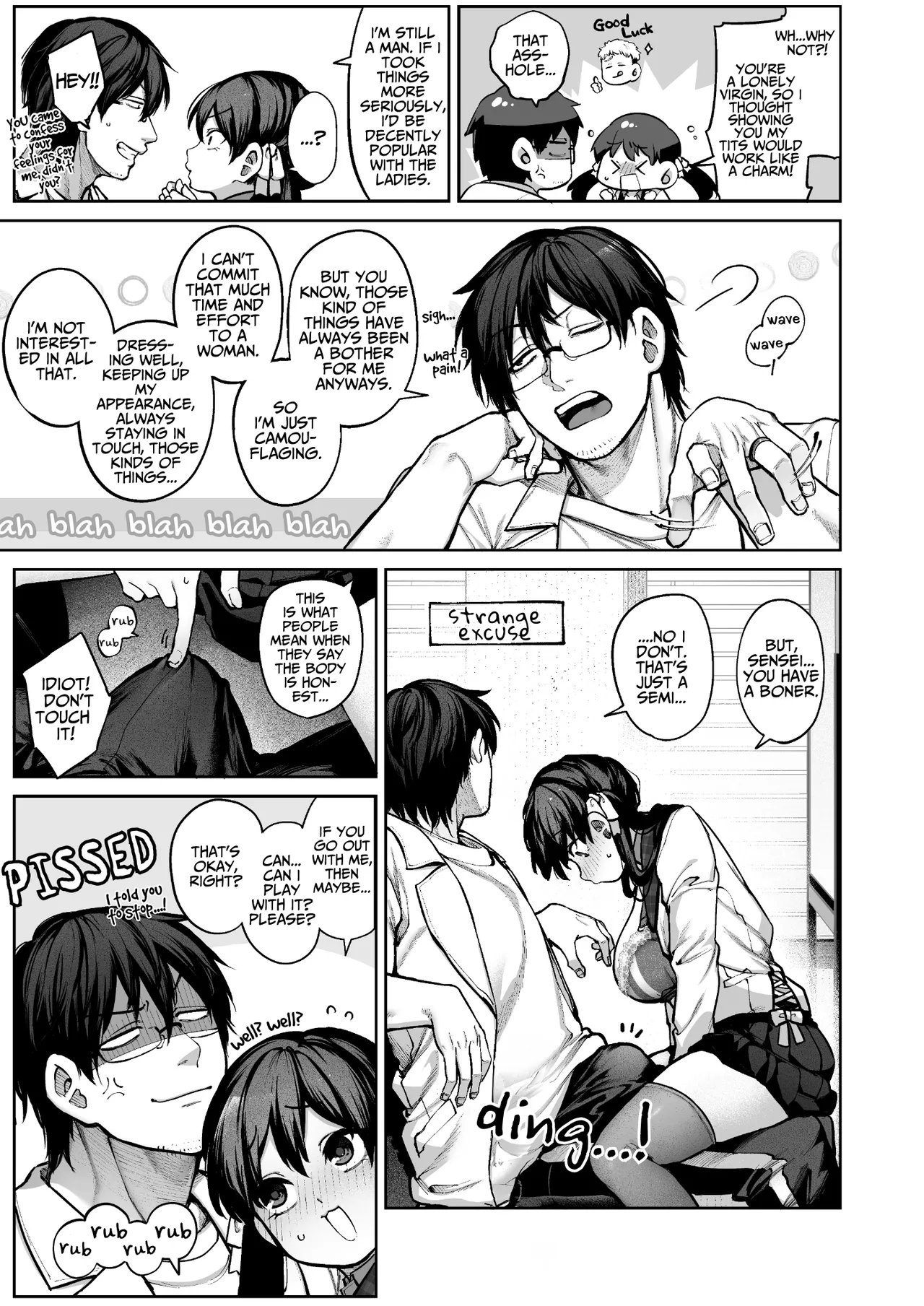 Kanojo wa Iranai Hattori Sensei! ~Koi wa Mendou Nante Itte Honto wa Ai ga Omo Sugiru~ | Mr. Hattori Doesn't Need A Girlfriend! ~he said love was a hassle, but his love is just too heavy~ page 8 full