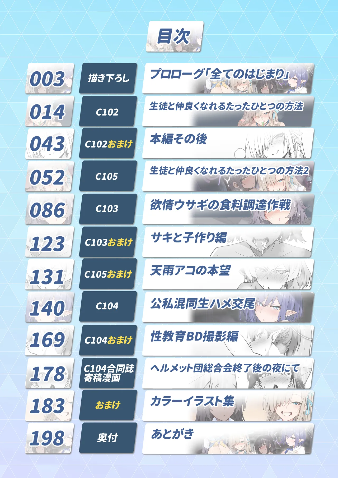 Seito-tachi to Nakayoku H suru Hon ~BluArch Soushuuhen~ page 3 full