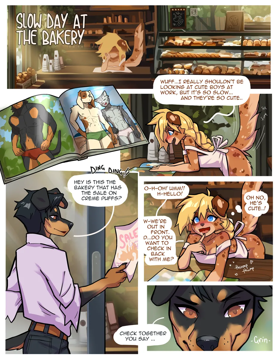 Slow Day at the Bakery page 1 full