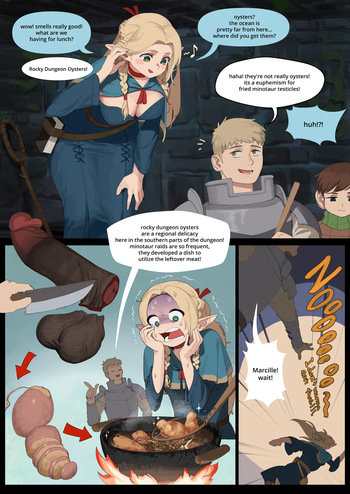 Marcille tries Rocky Dungeon oysters cover