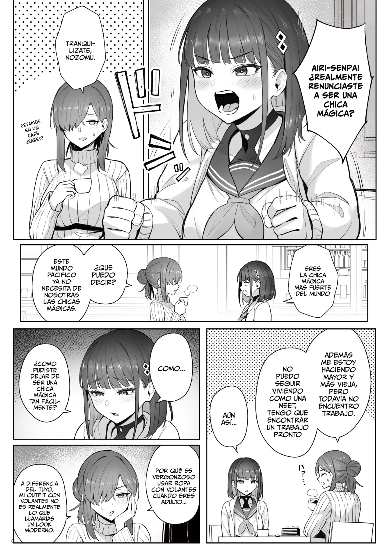 Moto Mahou Shoujo no Shigoto Hanashi Ao Zenjitsutan | El Trabajo De La Ex Chica Mágica Azul ~Prologo~ page 5 full